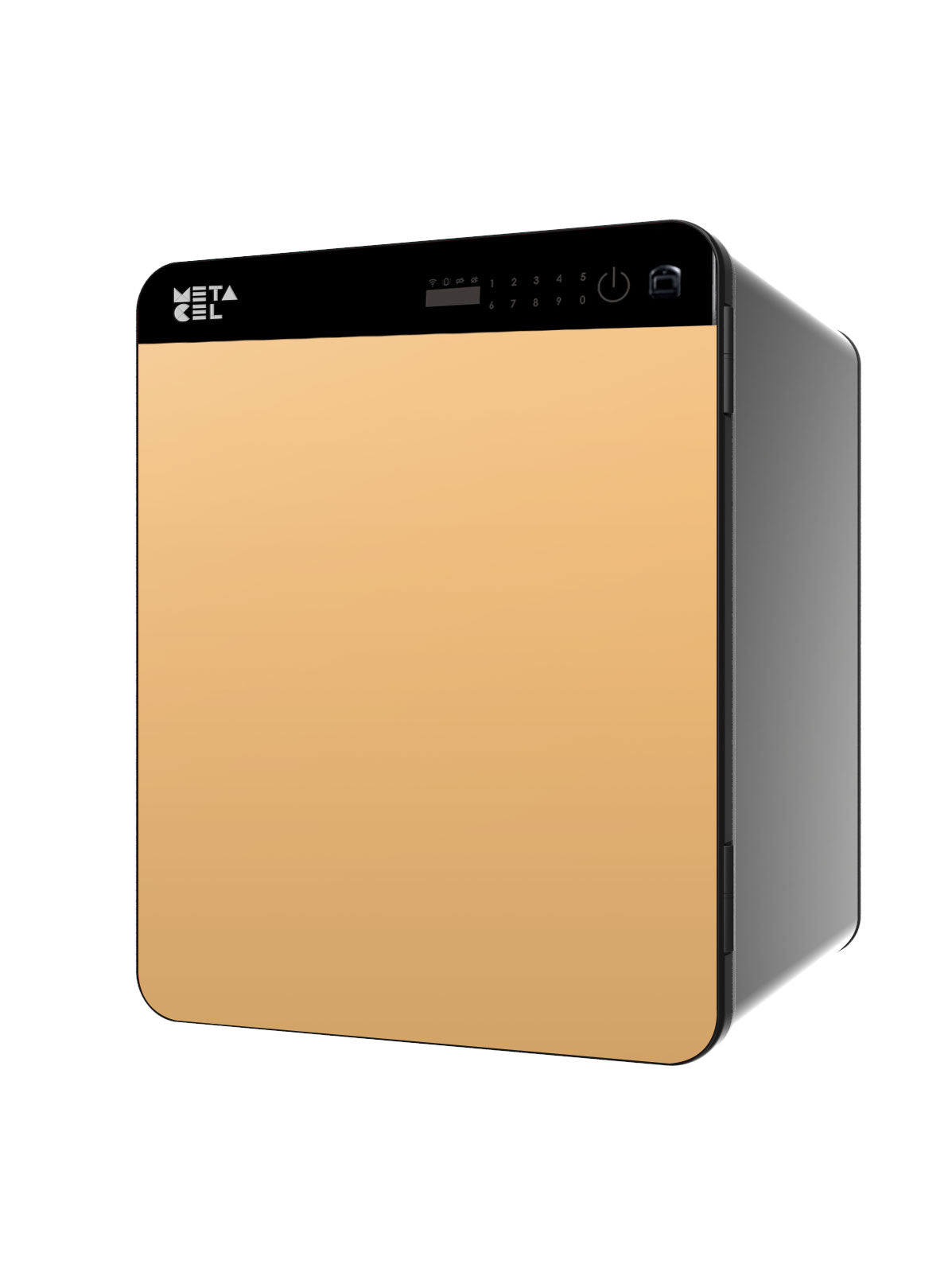 Caja Fuerte METACEL CUBE 40 amarillo