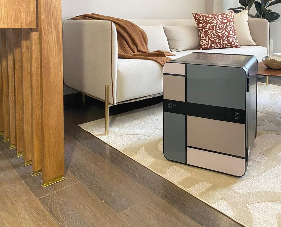 Caja Fuerte METACEL ALLEZ 40 Gris/ Ocre