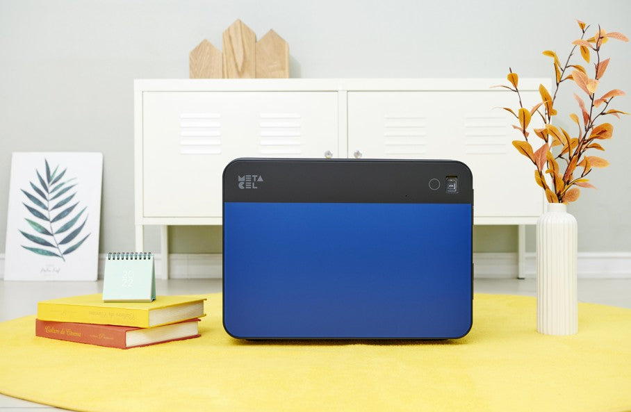 Caja Fuerte METACEL CUBE 20 azul marino