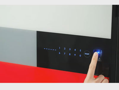 Video de demostración de operacion de la huella digital y tecleado digital de la clave